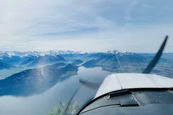 Hoch über dem Vierwaldstättersee