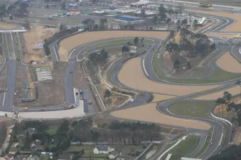 Tour aérien de la ville du Mans