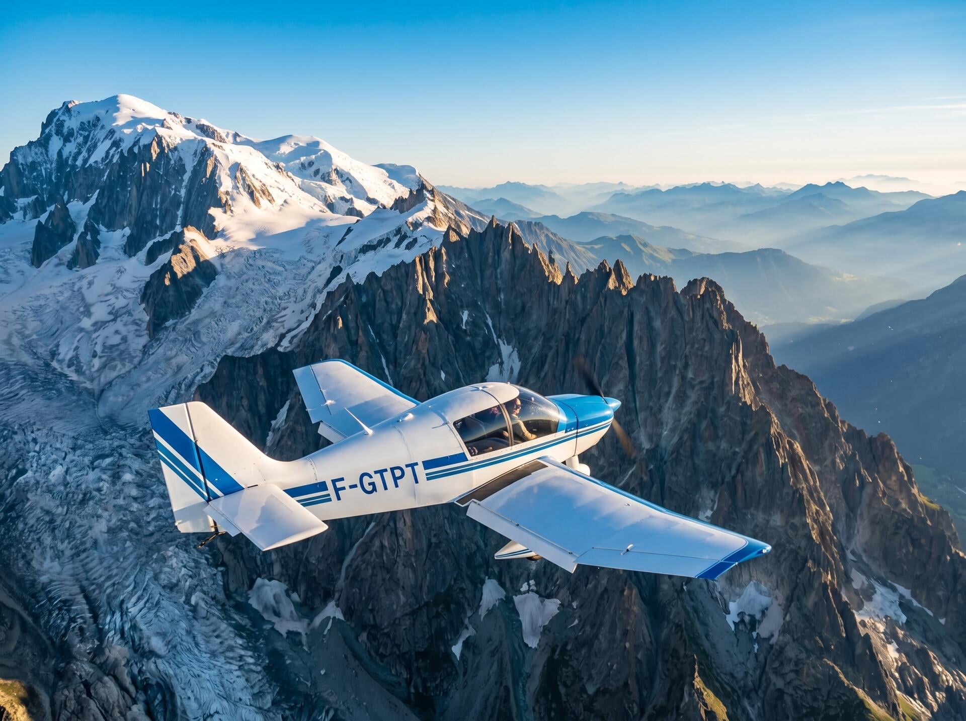 🏔️ À la découverte du Mont-Blanc depuis les airs