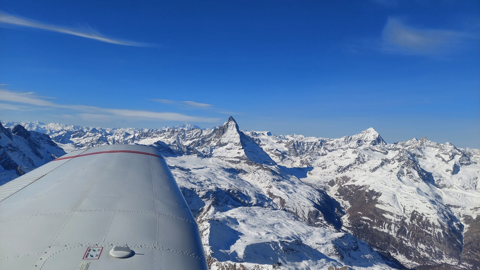 Top Rundflug Matterhorn und Italien