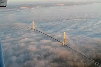 Deauville, la cote normande et le pont de Normandie