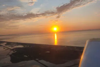 Survol de la côte Vermeille