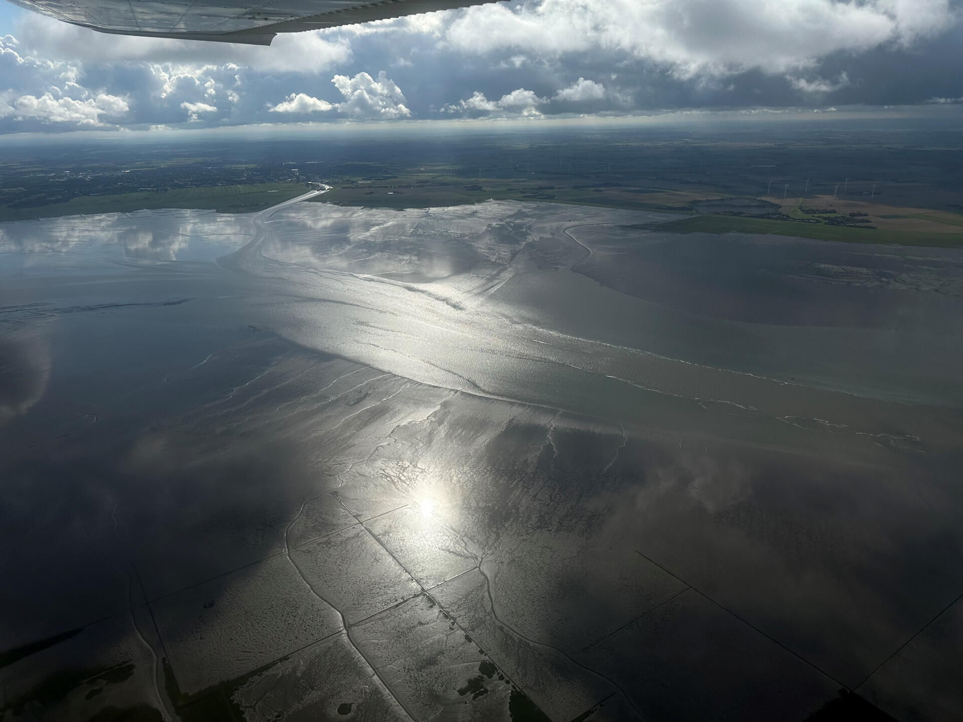 Rundflug/Schnupperflug über der Nordsee  (60min. Flugzeit)