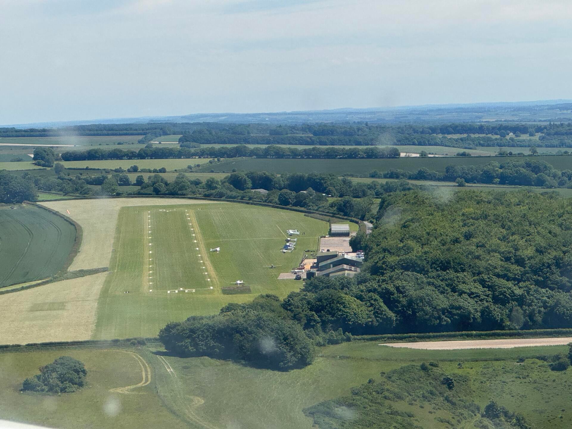 Guy Ritchie’s airfield … Compton Abbas