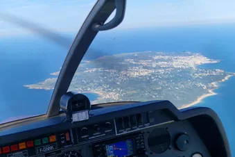 En approche de l'île