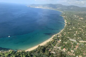 Survol du Golfe de Saint-Tropez, Pampelonne, Porquerolles