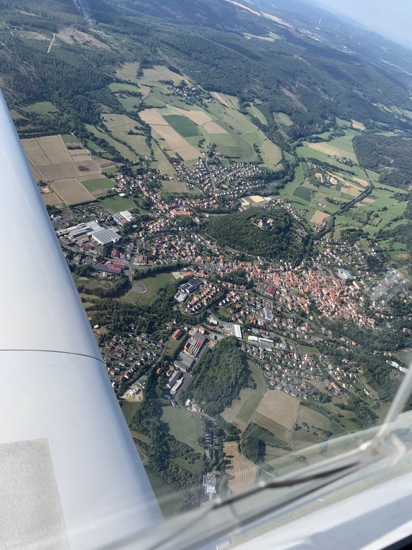 Großer Rundflug über Kassel/ Nordhessen/ Südniedersachsen