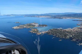 Vue de l'ile du Gaou et du Brusc, Ile de Embiez, Six-Fours-Les-Plages, Bandol