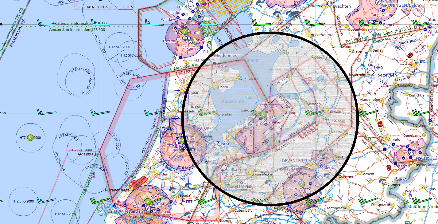 Rondvlucht van 1 uur / 1 hour sightseeing flight