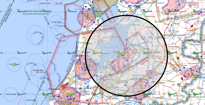 Rondvlucht van 1 uur / 1 hour sightseeing flight