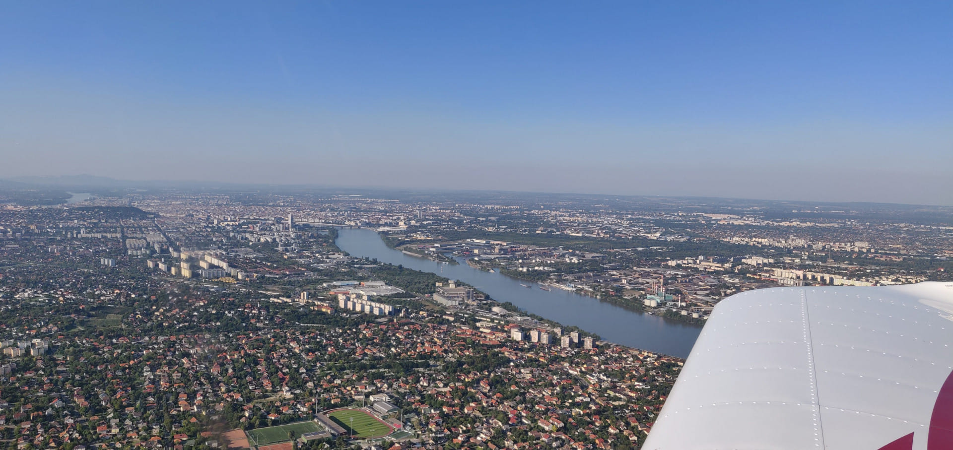 Approaching Budapest, Hungary