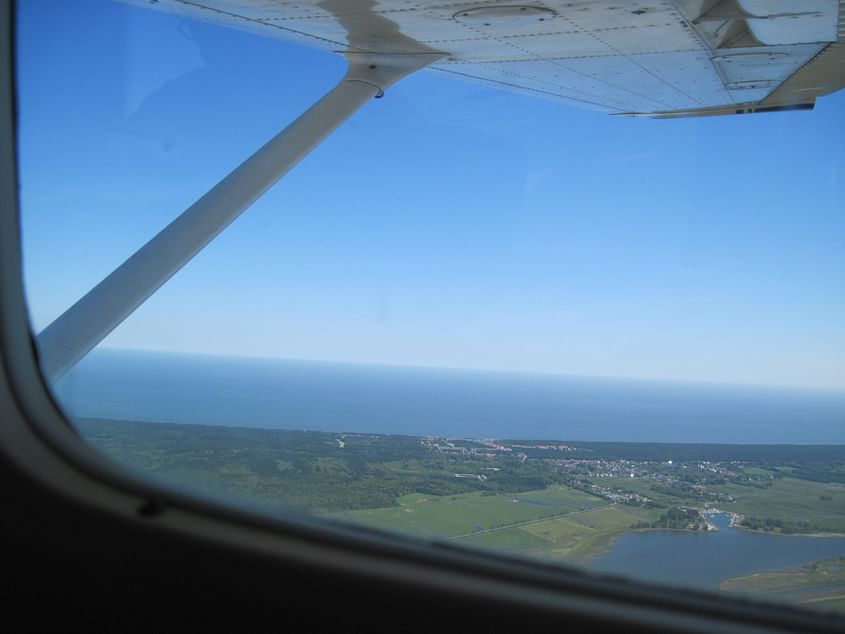 Rundflug zur Insel Usedom / Ostsee (A210)