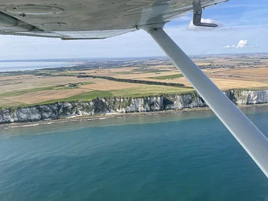 Sightseeing flight over Bridlington and the white cliffs