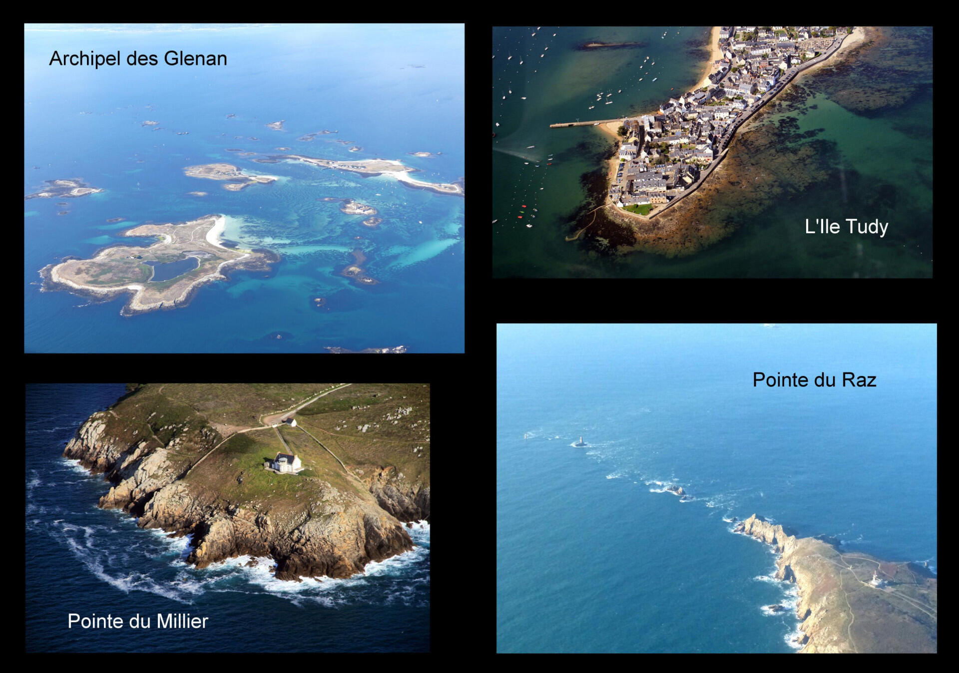 Finistère Sud : 1 pers, Glenan, Pte du Raz, Douarnenez