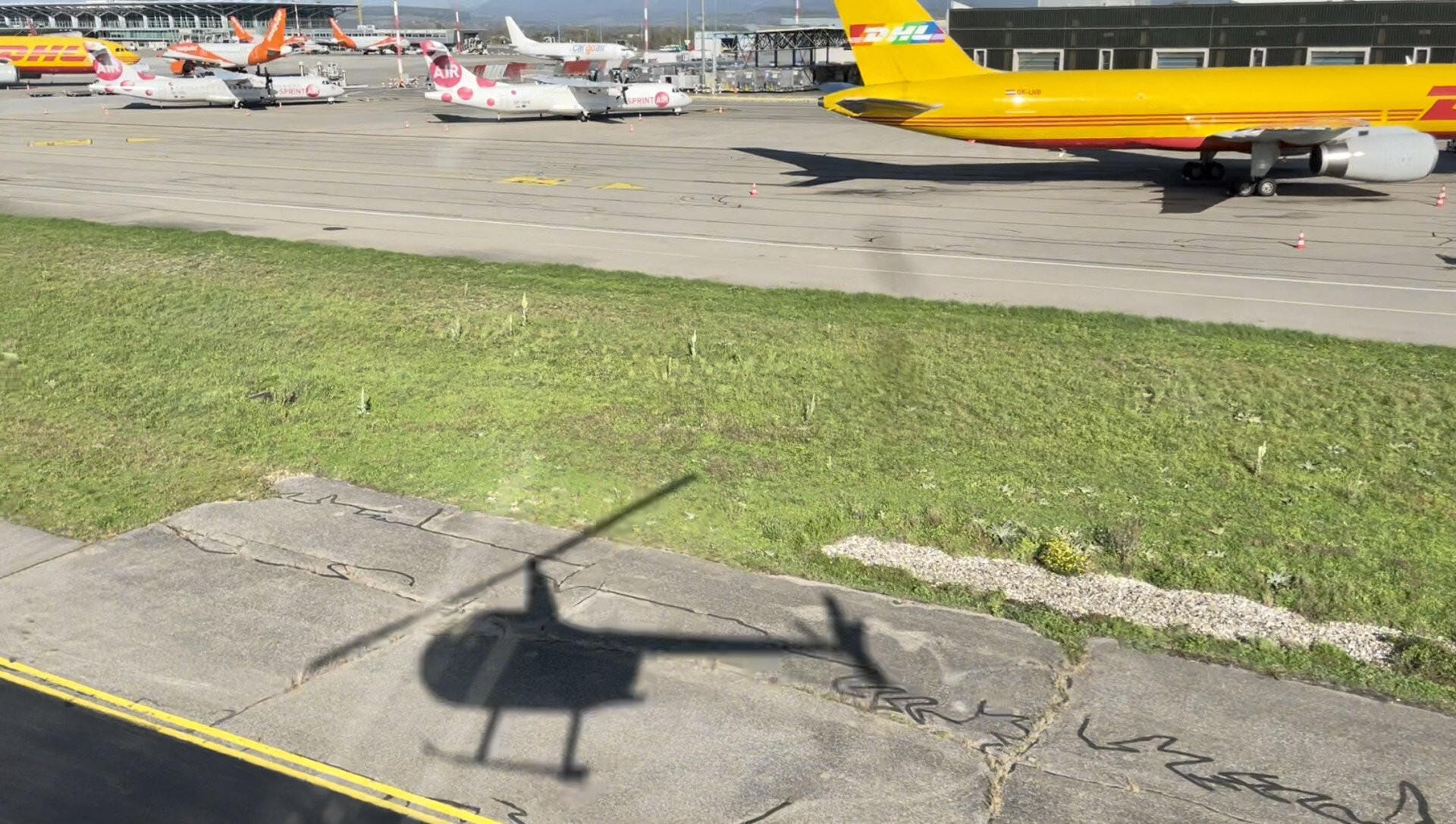 Im Helikopter über Basel und das Baselbiet