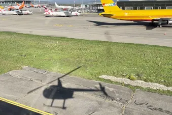 Im Helikopter über Basel und das Baselbiet