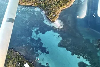 Visite aérienne du sud de la Martinique
