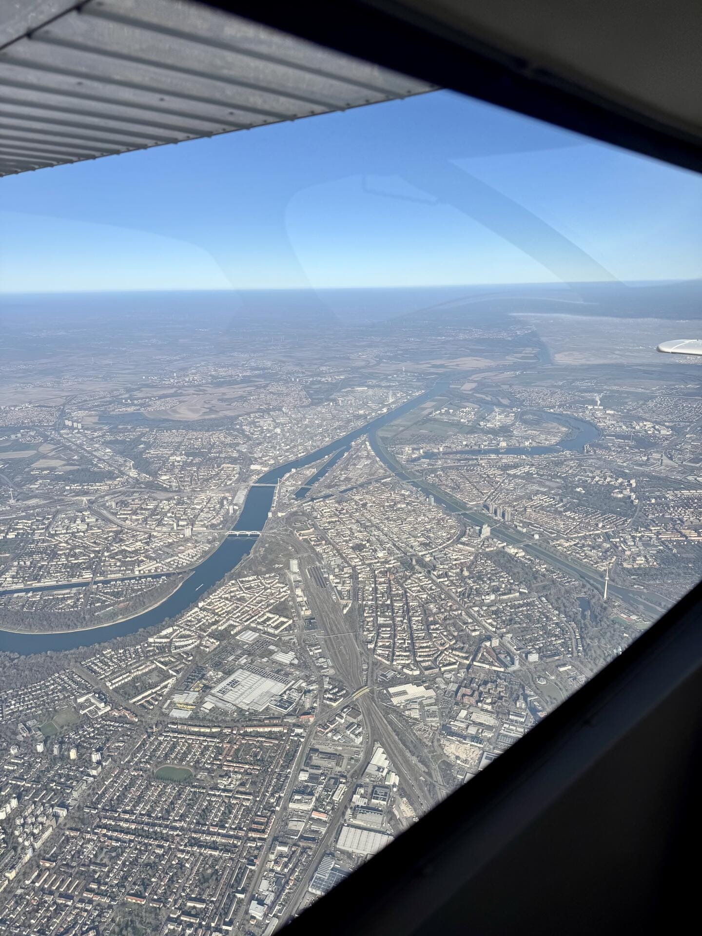 Rundflug über Rhein-Main und Rheinhessen