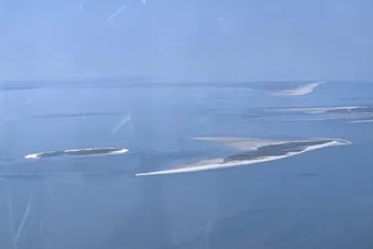 Rundflug um Borkum, Memmert und Juist