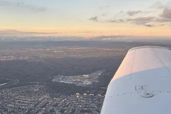 Flight over Heidelberg