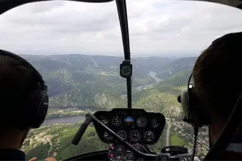 Vol d'initiation en hélicoptère | 1 élève et 2 passagers