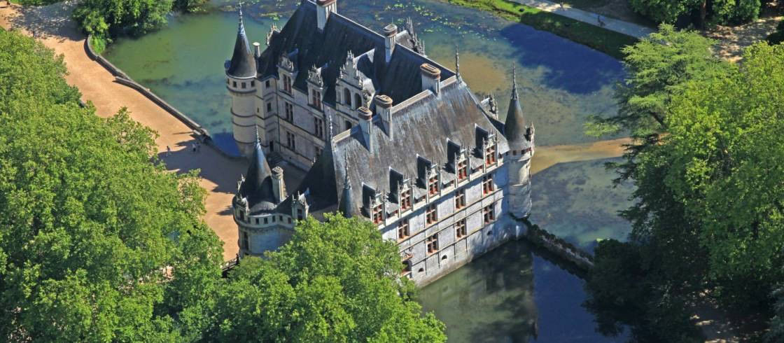 Balade aérienne : Châteaux de la Loire Ouest (2 passagers)