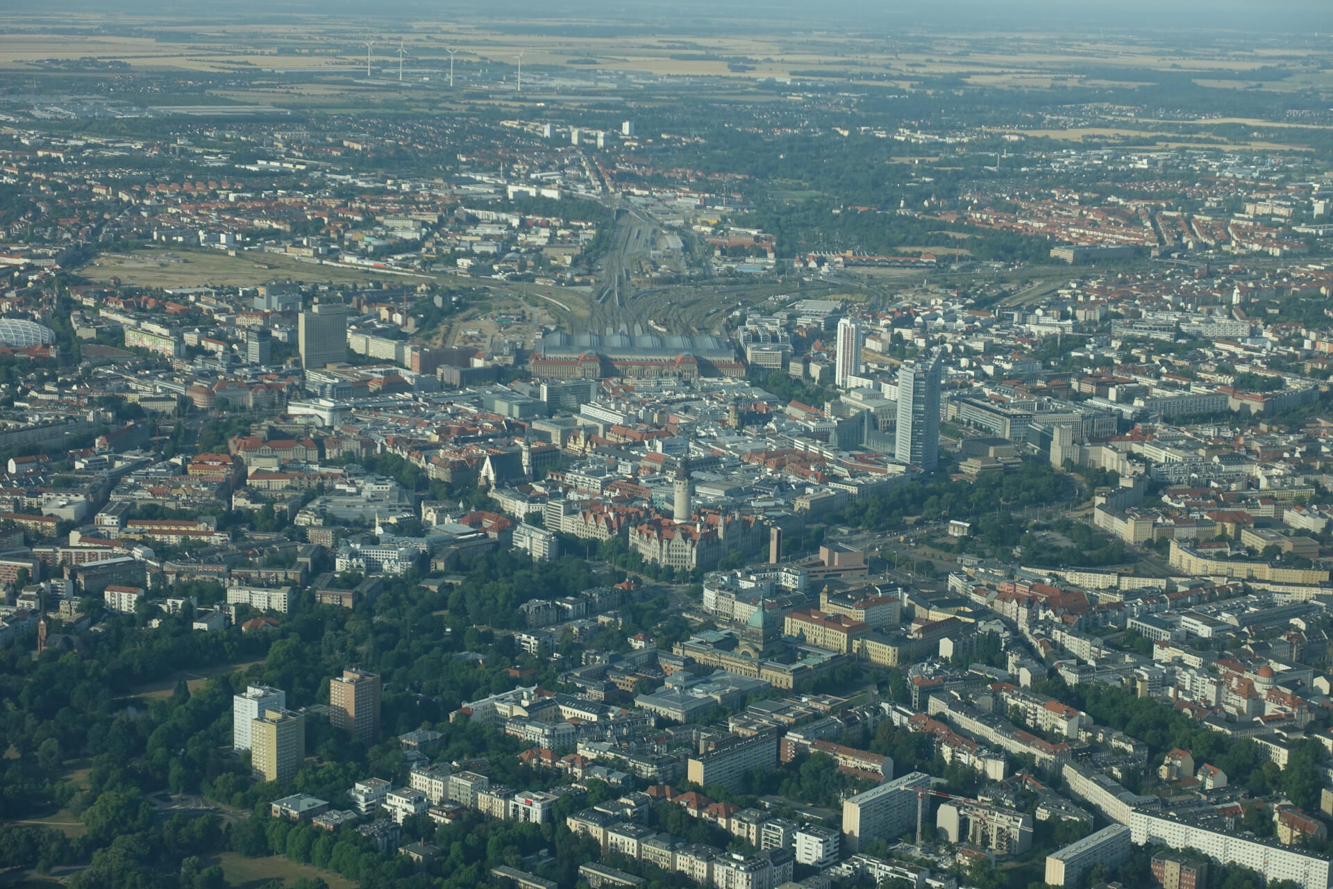 Leipzig von Oben