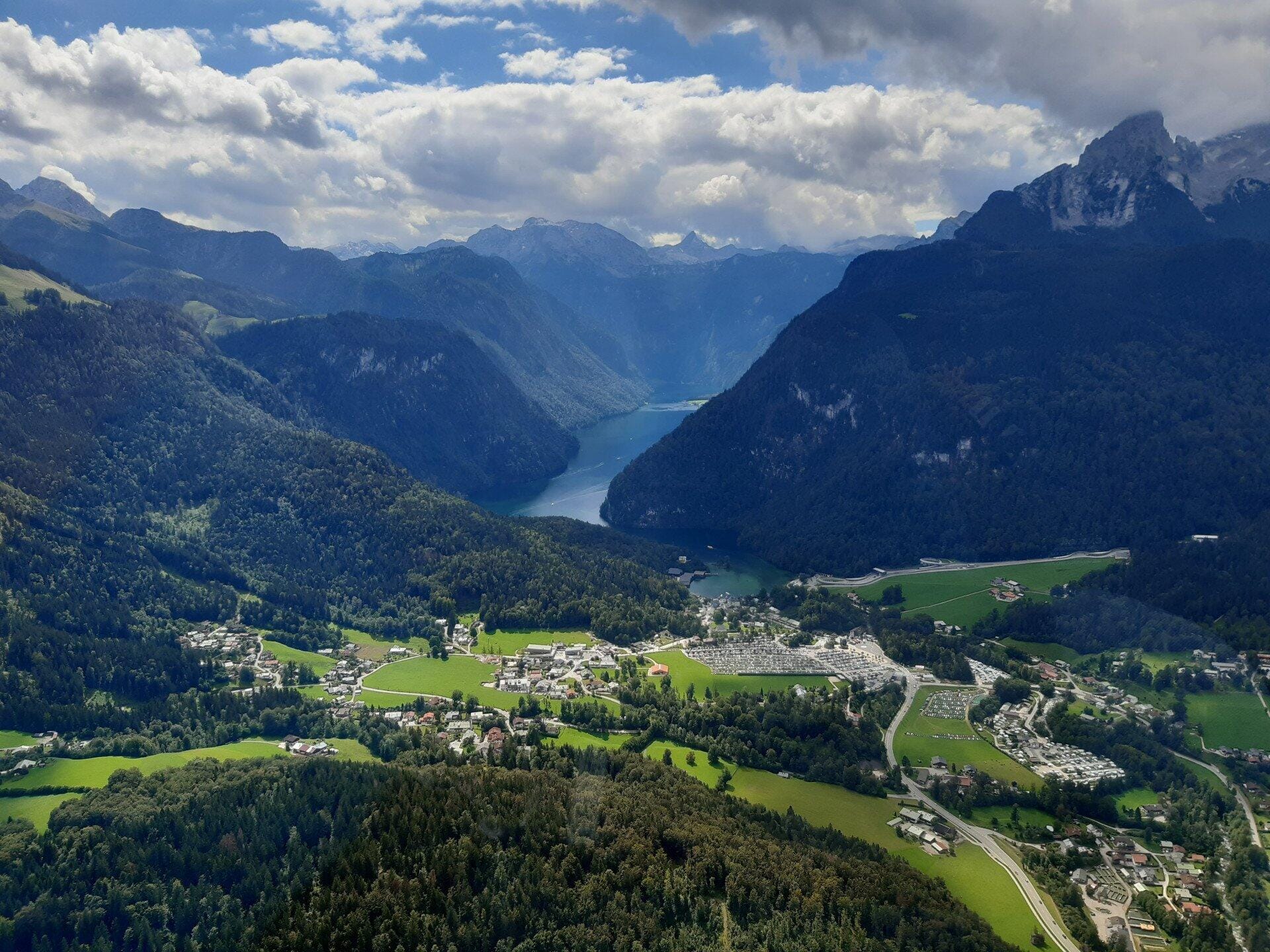 Panoramaflug Watzmann & Chiemsee