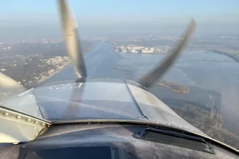 Rundflug über Hamburg