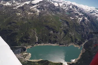 Virée aérienne dans les massifs Alpins