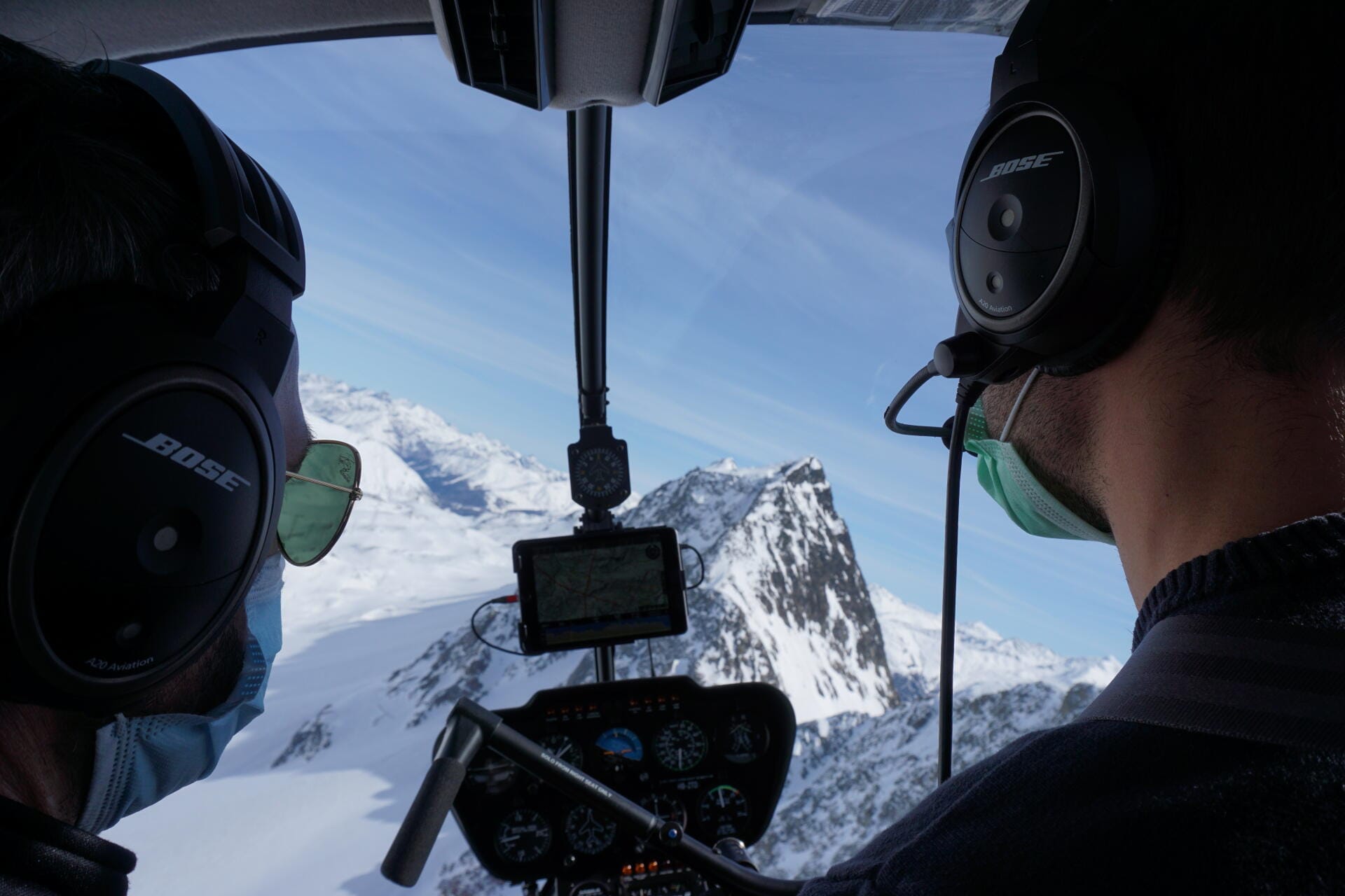 VIP Flug über die schönen Alpen nach St. Moritz