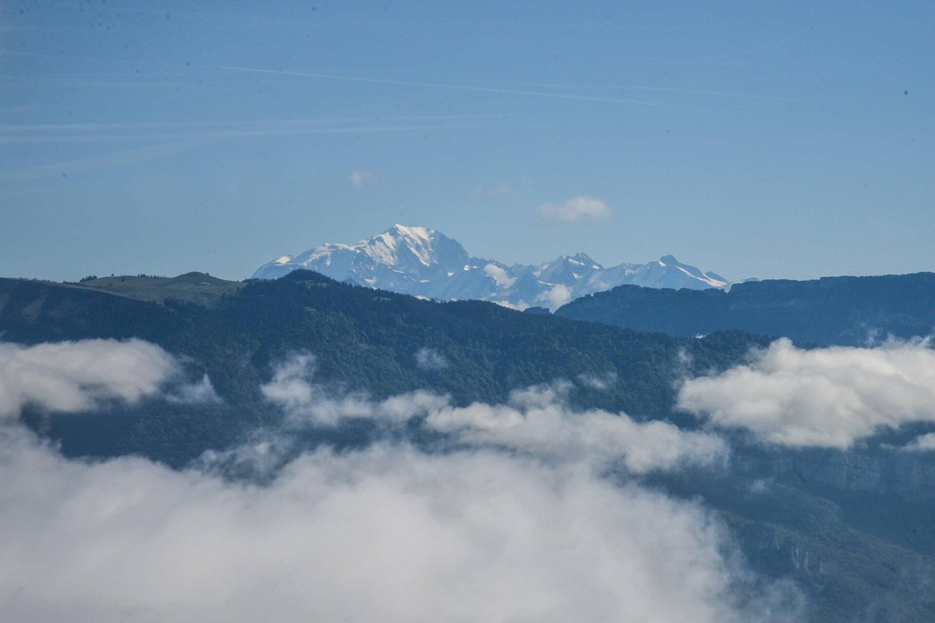 Vol au-dessus du Mont Blanc depuis Chambéry