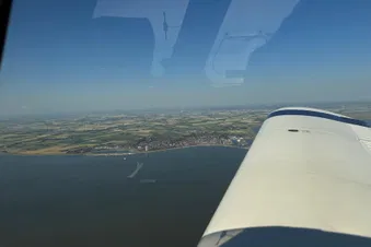 Rundflug / Schnupperflug über der Nordsee (30 min. Flugzeit)