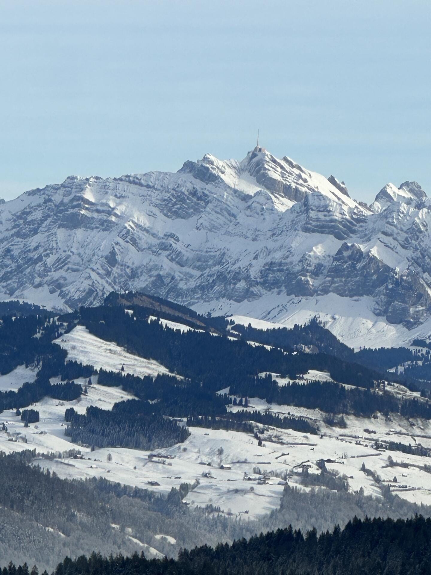 Helicopter: 8200 feet Peaks: Saentis, Rheintal & Appenzell