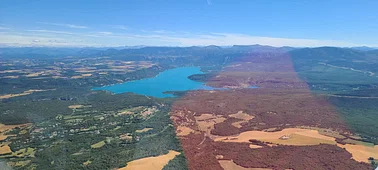 Balade lac St Croix, paysage provençale