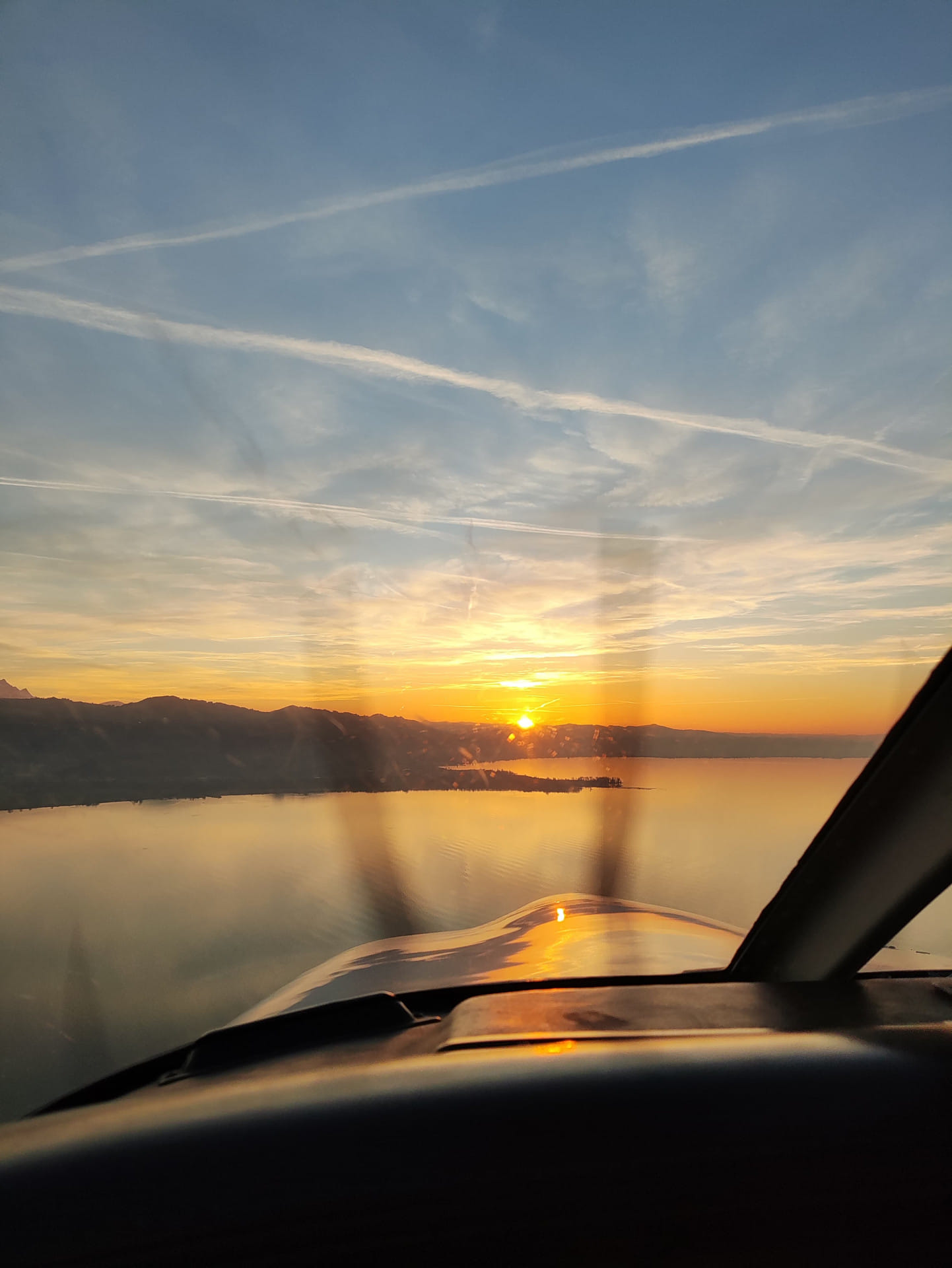 Nachtflug über St. Gallen