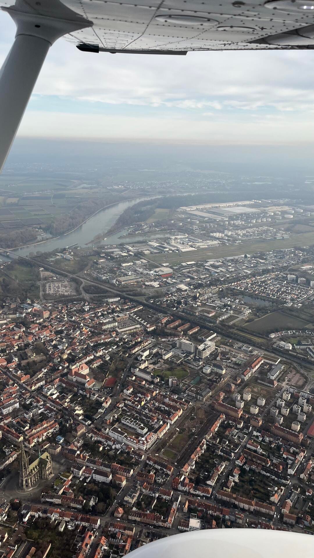Rundflug über Rhein-Main und Rheinhessen