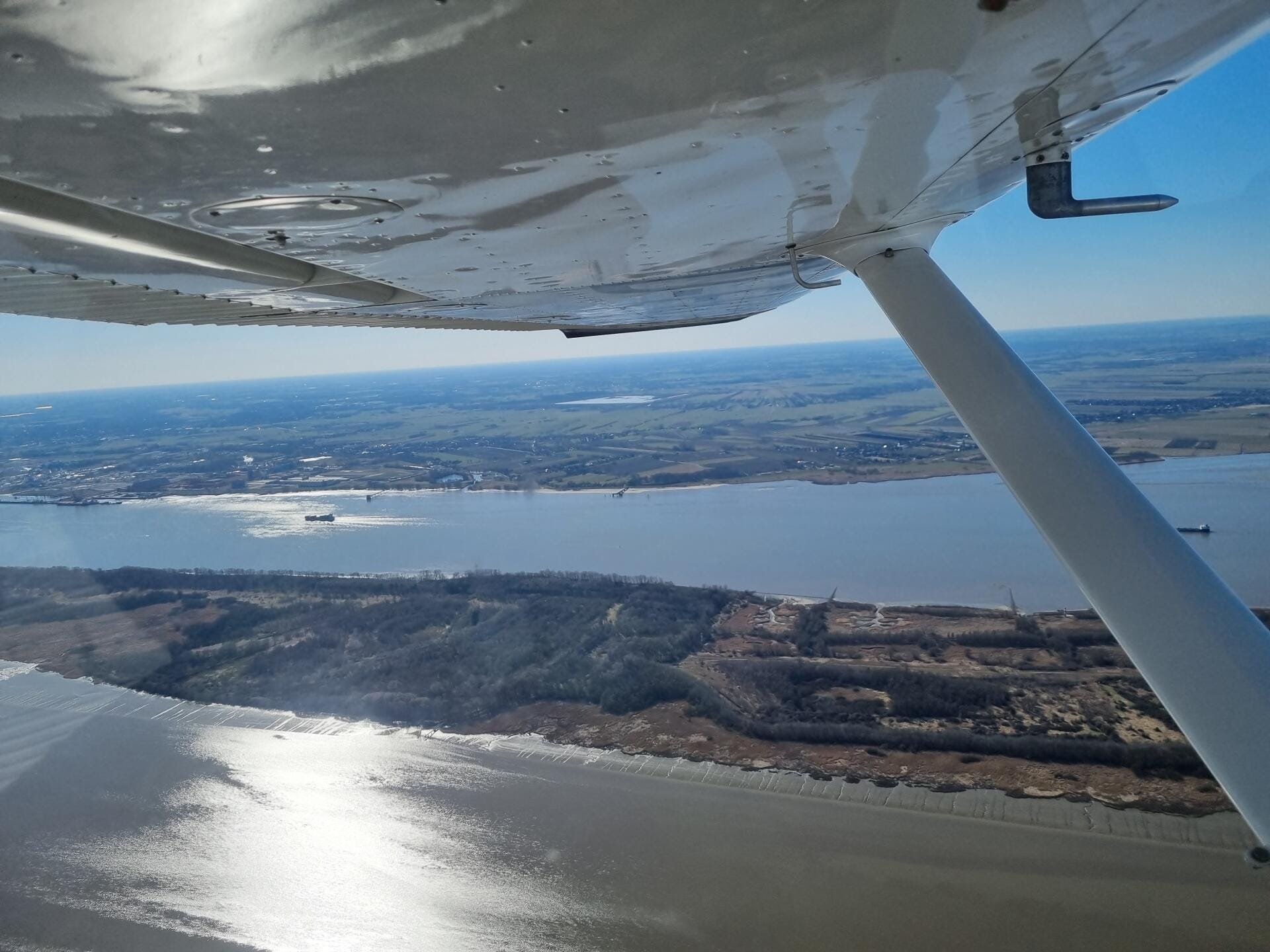 Privatflug über Hamburg/Schleswig-Holstein