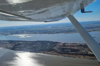 Privatflug über Hamburg/Schleswig-Holstein
