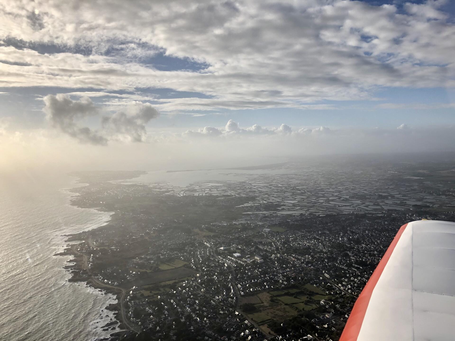 Baie de La Baule et survol de la Loire