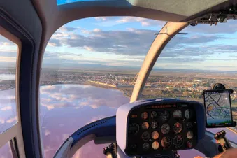 Survol Pic Saint-Loup - La grande Motte en hélico R66 Marine