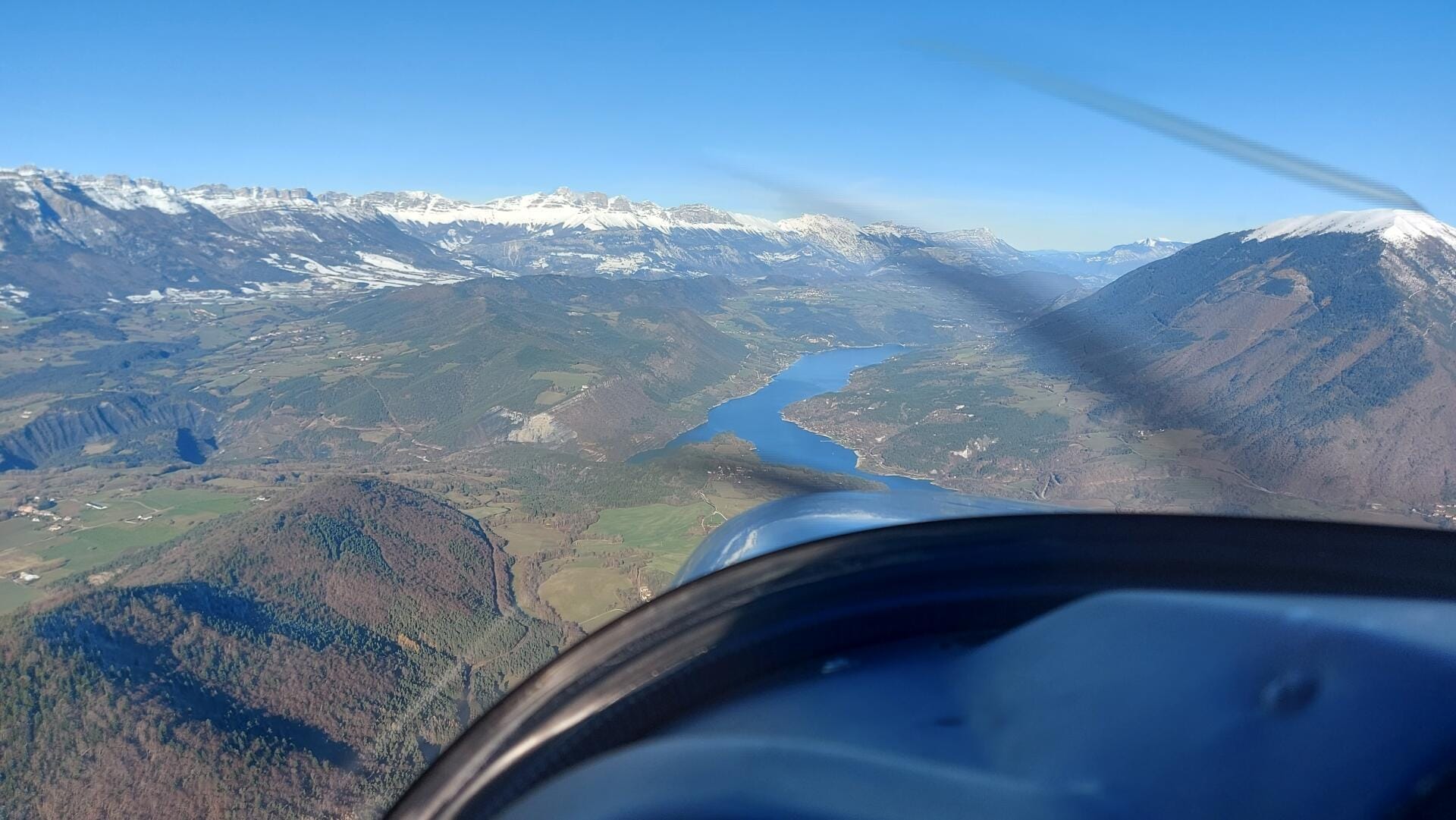 Le lac du Monteynard.