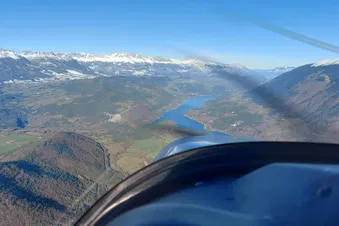 Le lac du Monteynard.