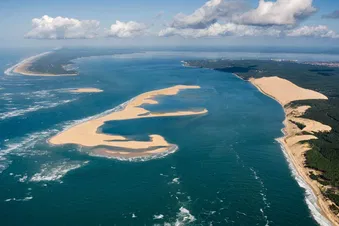 Découverte d'Arcachon en Hélicoptère - « Cap Banc d'Arguin »