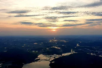 Rundflug ab Herzogenaurach: Burgen und Schlösser