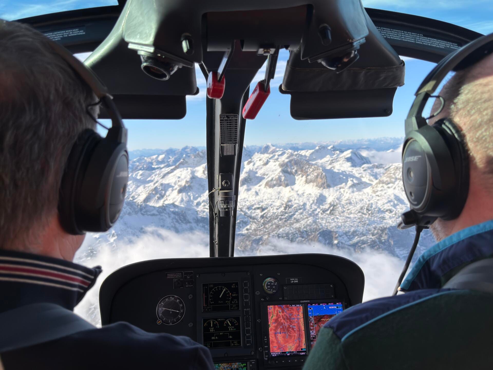 sightseeing flights over Slovenia, Croatia and Austria