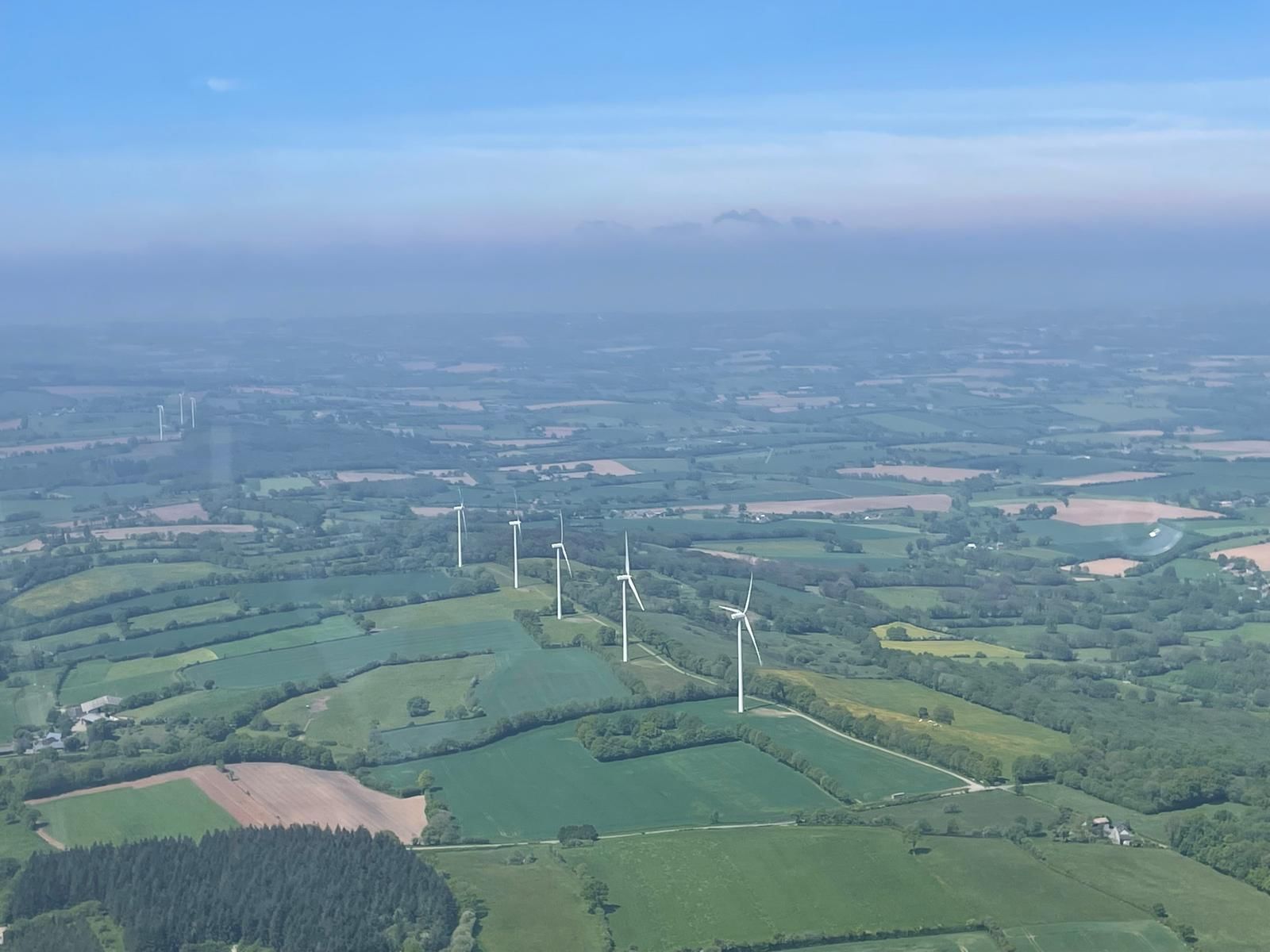 La Mayenne vue du ciel (depuis Le Mans) - Maine Mayenne