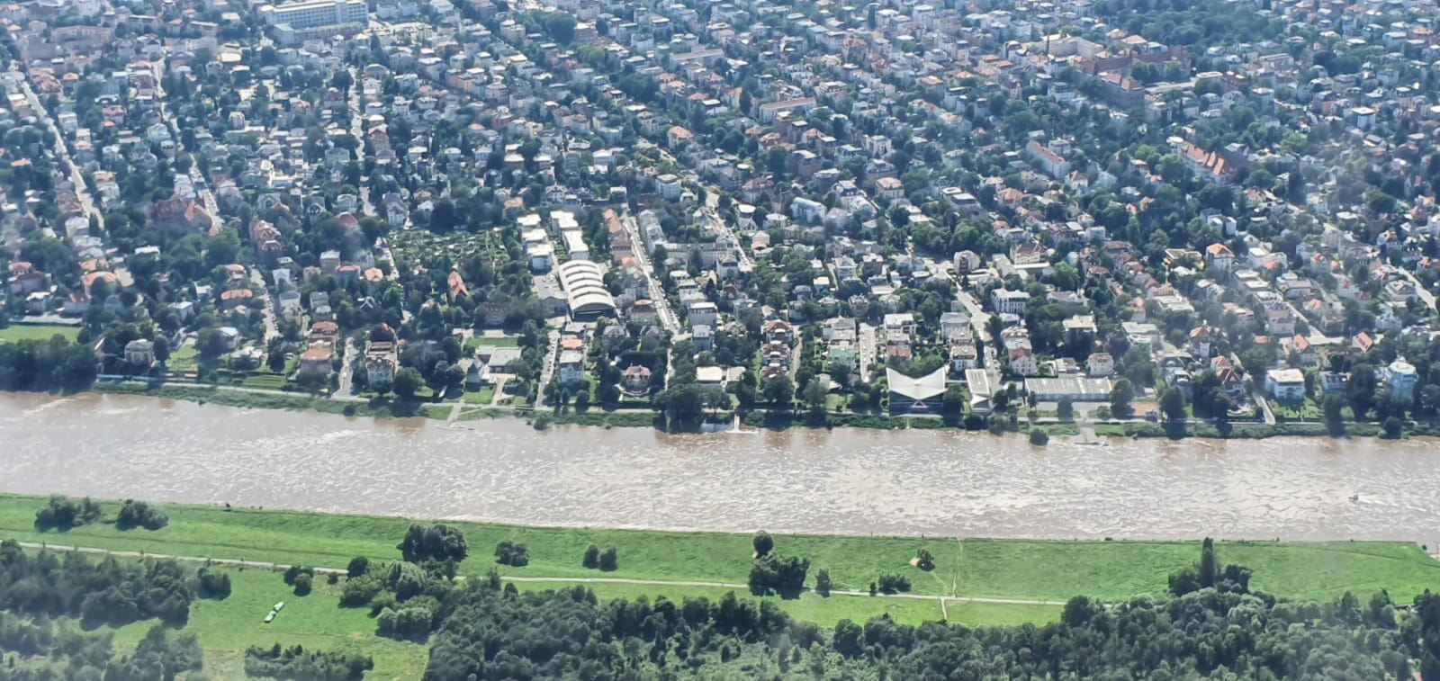 Stadtansicht von oben