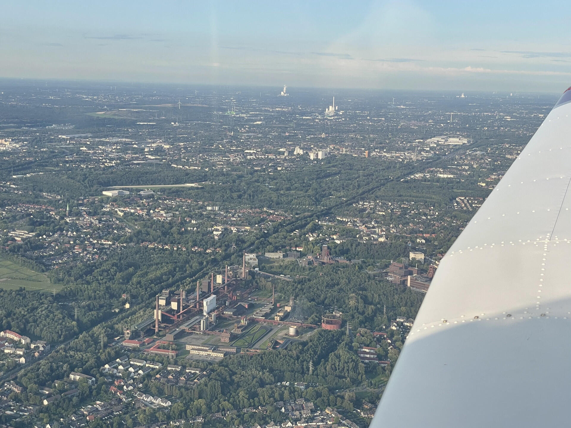 Rundflug Niederrhein - Ruhrgebiet