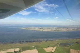 Individueller Rundflug nordfriesische Inseln und Wattenmeer